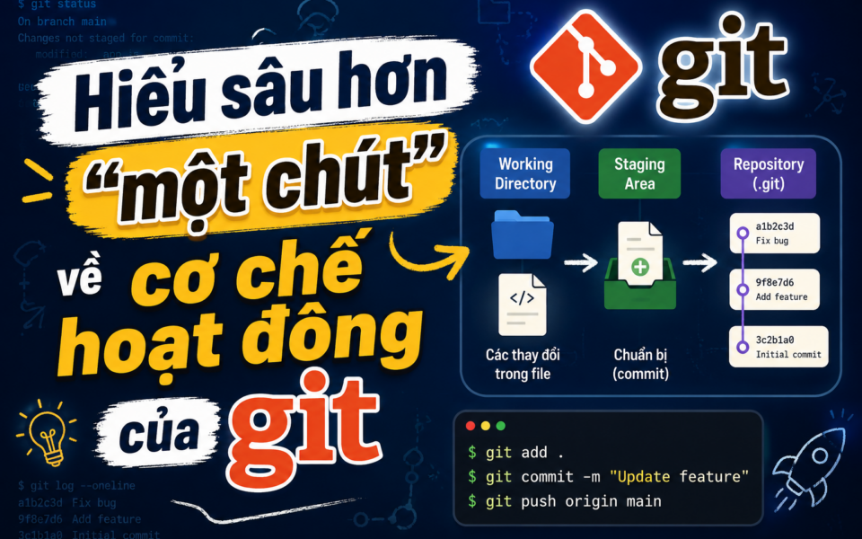 Hiểu sâu hơn “một chút” về cơ chế hoạt động của git
