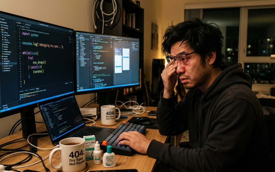 Debug chứng khô mắt của developer