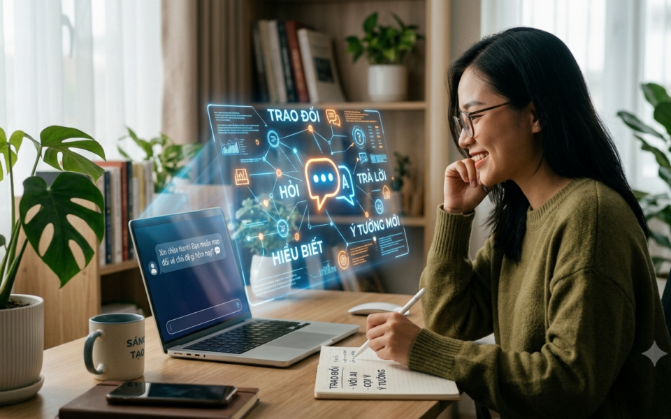 Cách tôi “trao đổi” với một AI